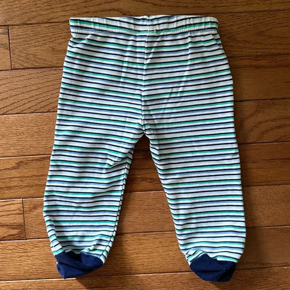 🏈 LITTLE ME boys Matching Set long sleeve shirt football pants 6 months baby EUC